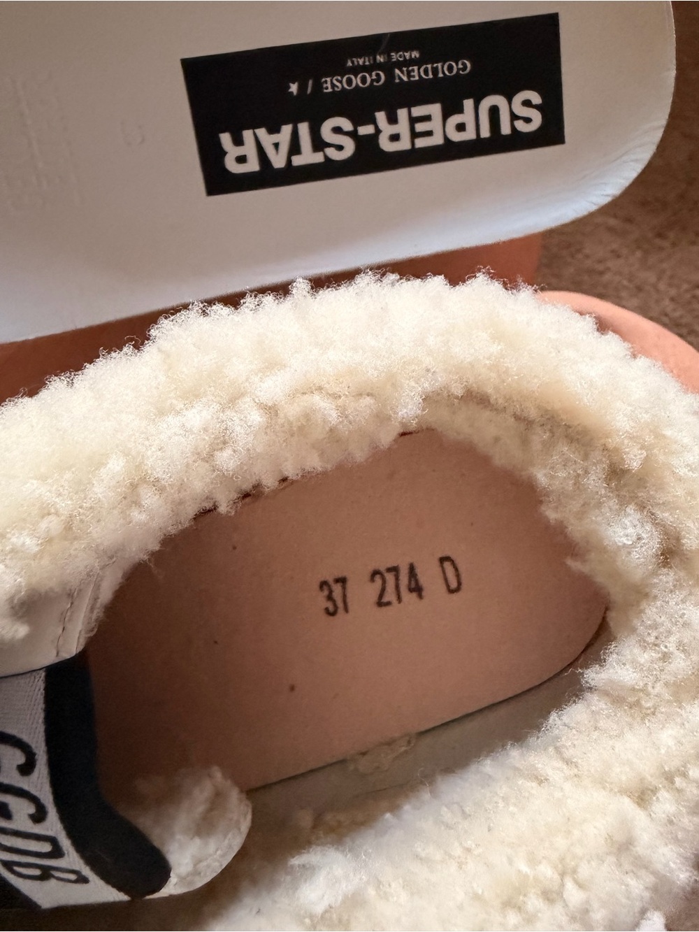 Golden Goose Superstar Sabot Shearling Leopard Calf Hair Sneakers EU 37 US 7 - Picture 15 of 15